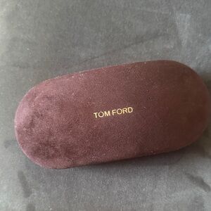 Tom Ford Burgundy Glasses Case
